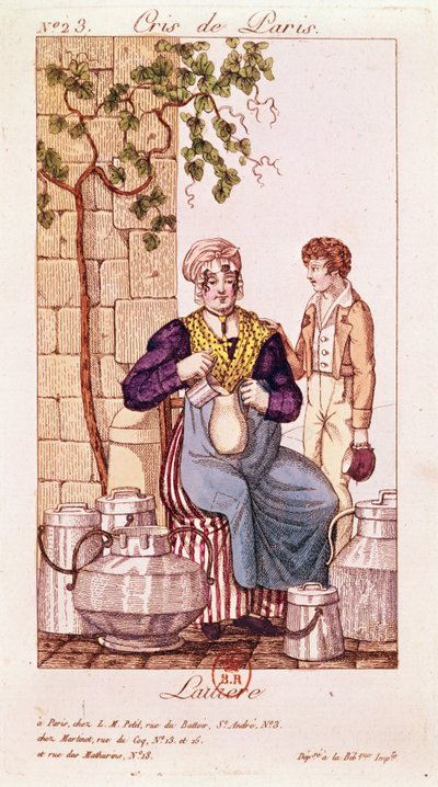 Milkmaid by French School